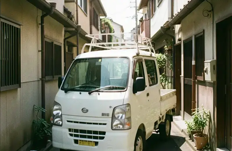afraideverglade.com創業時の作業車