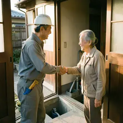 施工完了の様子